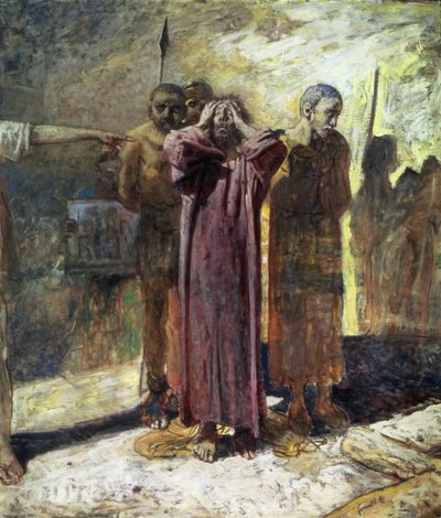 Golgotha, 1892-93 door Nikolai Nikolaevich Ge